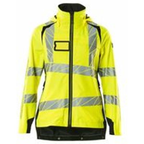 Hard Shell Jacke, Damen, leichtem Futter Jacke Gr. 5XL, hi-vis gelb/schwarz - Mascot - Modalova