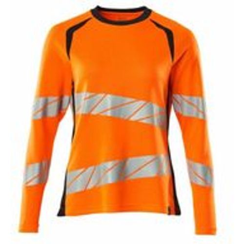 Damen-T-Shirt 19091-771-14010 Gr. 4XL hi-vis orange/schwarzblau - Mascot - Modalova