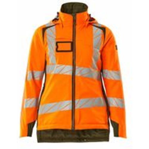 Winterjacke cli ®, Damen Winterjacke Gr. 2XL, hi-vis orange/moosgrün - Mascot - Modalova