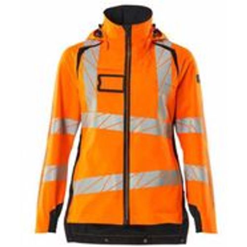 ACCELERATE SAFE Damen Hard Shell Jacke 19011-449 Gr. 3XL hi-vis orange/schwarzblau - Mascot - Modalova