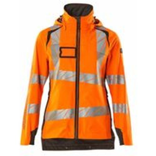 Hard Shell Jacke, Damen, leichtem Futter Jacke Gr. 5XL, hi-vis orange/dunkelanthrazit - Mascot - Modalova