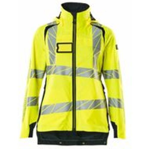 Hard Shell Jacke, Damen, leichtem Futter Jacke Gr. 3XL, hi-vis gelb/schwarzblau - Mascot - Modalova