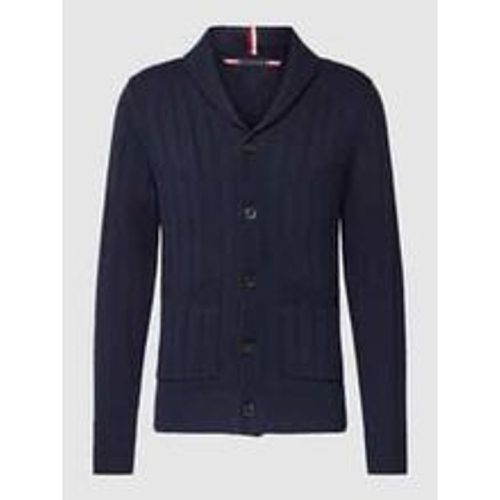 Strickjacke mit Schalkragen - Tommy Hilfiger - Modalova