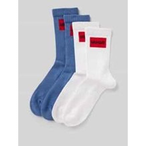 Socken mit Label-Stitching im 3er-Pack - HUGO - Modalova