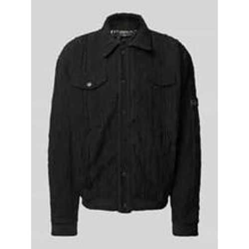 Regular Fit Blouson mit Label-Patch - carlo colucci - Modalova