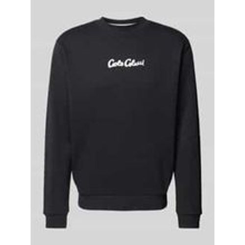 Sweatshirt mit Label-Print - carlo colucci - Modalova