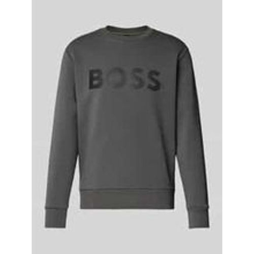 Sweatshirt mit Label-Print Modell 'Salbo' - BOSS Green - Modalova