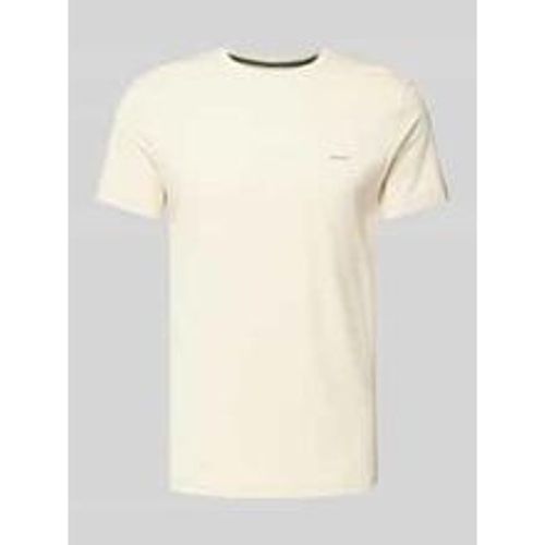 T-Shirt mit Label-Stitching - Gant - Modalova