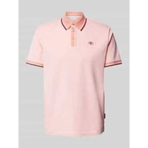 Regular Fit Poloshirt mit Label-Print - Tom Tailor - Modalova