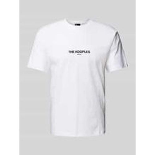 T-Shirt mit Label-Print - THE KOOPLES - Modalova