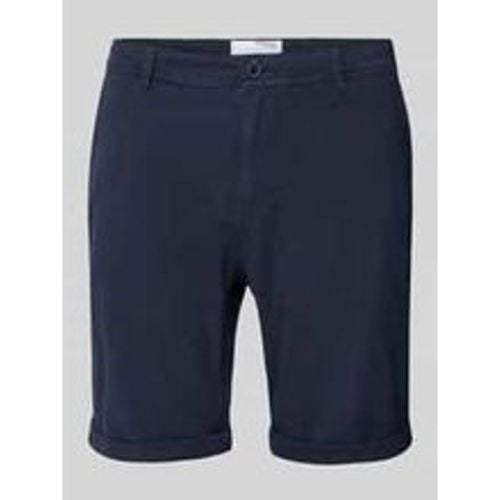 Slim Fit Bermudas in unifarbenem Design Modell 'LUTON' - Selected Homme - Modalova