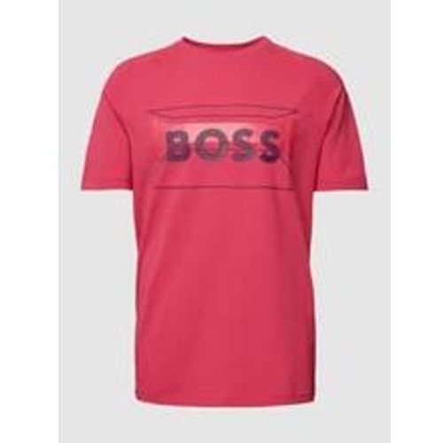 T-Shirt mit Label-Print - BOSS Green - Modalova