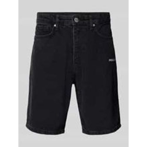 Regular Fit Jeansshorts mit Label-Stitching Modell 'EARL' - Pegador - Modalova