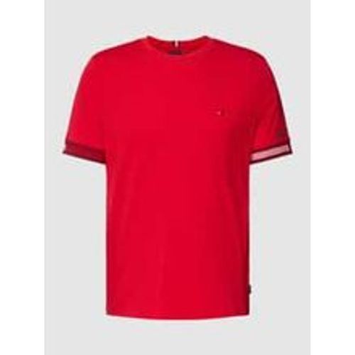 T-Shirt mit Logo-Stitching - Tommy Hilfiger - Modalova