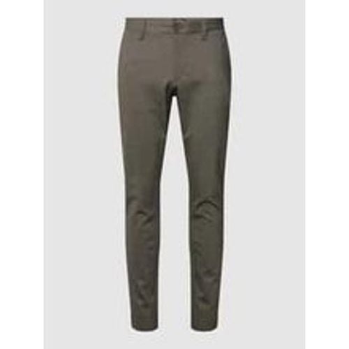 Tapered Fit Stoffhose mit Fischgratmuster - Only & Sons - Modalova