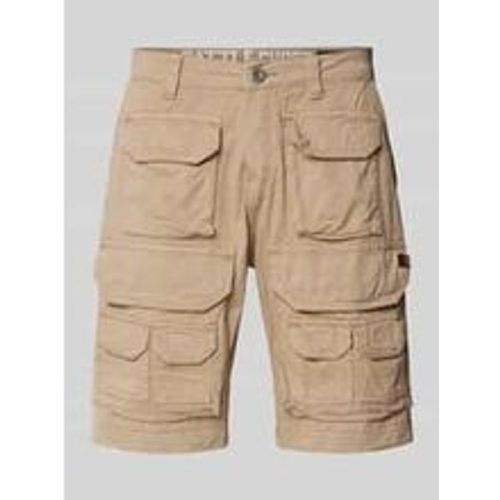 Regular Fit Cargoshorts mit Label-Detail Modell 'BATTLE SHORT' - alpha industries - Modalova