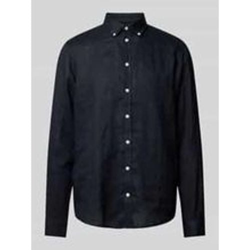 Leinenhemd mit Button-Down-Kragen - casual friday - Modalova