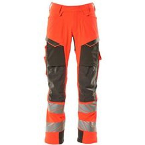 Hose mt Knietaschen, ultimate stretch Gr. 82C52, hi-vis rot/dunkelanthrazit - Mascot - Modalova