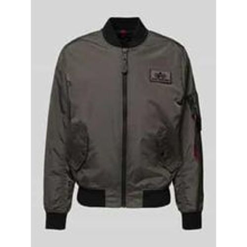 Bomberjacke mit Label-Badge - alpha industries - Modalova