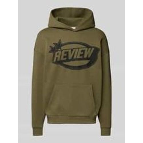 Hoodie mit Label-Print - Review - Modalova