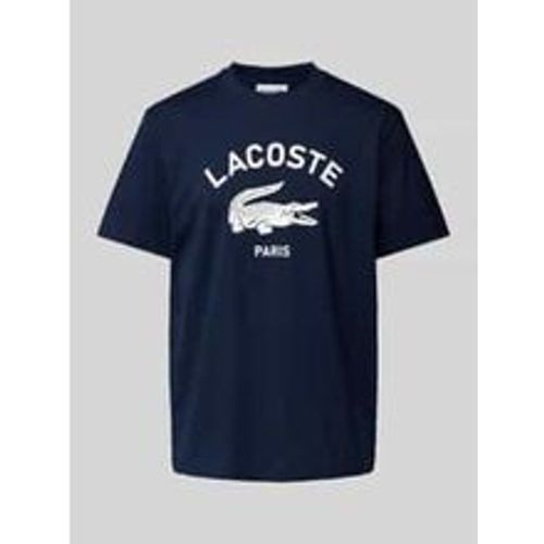 T-Shirt mit Label-Print - Lacoste - Modalova