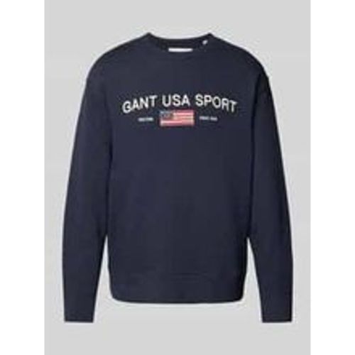 Sweatshirt mit Label-Stitching - Gant - Modalova