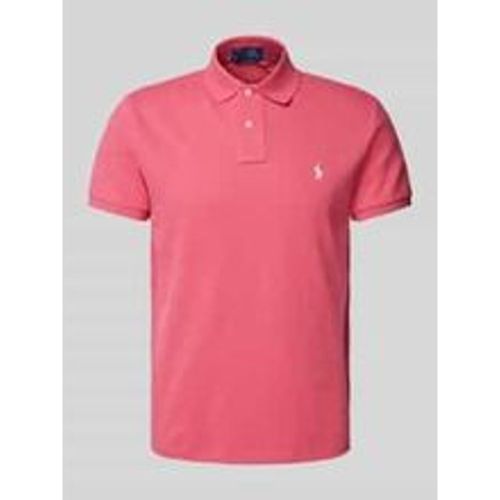 Slim Fit Poloshirt mit Label-Stitching - Polo Ralph Lauren - Modalova