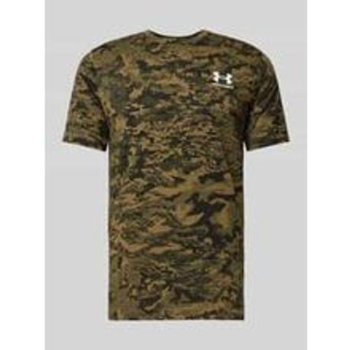 T-Shirt mit Label-Print - Under Armour - Modalova