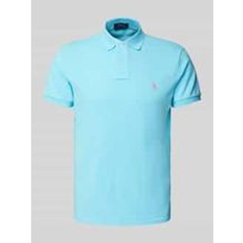 Slim Fit Poloshirt mit Label-Stitching - Polo Ralph Lauren - Modalova