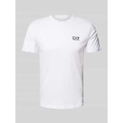 T-Shirt aus reiner Baumwolle Modell 'TRAIN CORE' - EA7 Emporio Armani - Modalova