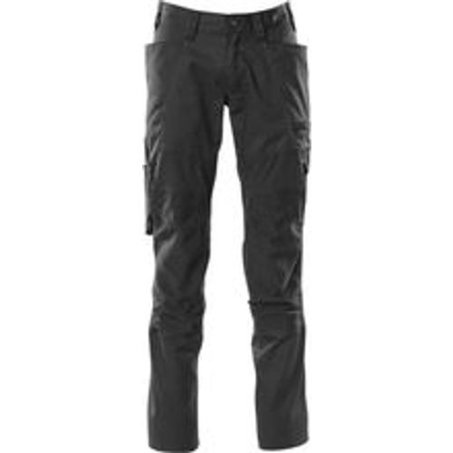 Arbeitshose Stretch Zones 18579 leichte Bundhose mit Cordura Knietaschen, Farbe: Schwarz - 09, Größe: 44 - Mascot - Modalova