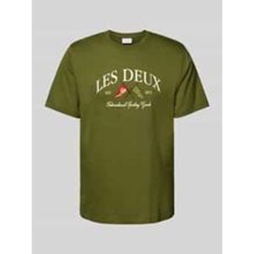 T-Shirt mit Label-Stitching Modell 'Ivy' - Les Deux - Modalova