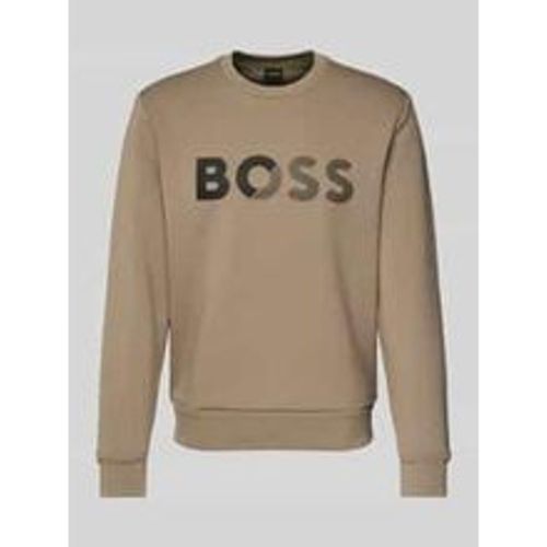 Sweatshirt mit Label-Print - BOSS Green - Modalova