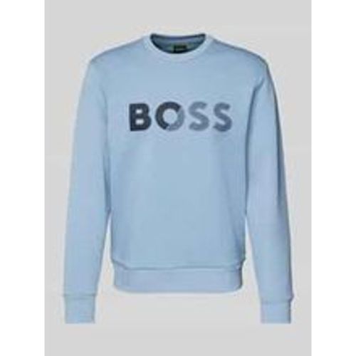 Sweatshirt mit Label-Print - BOSS Green - Modalova