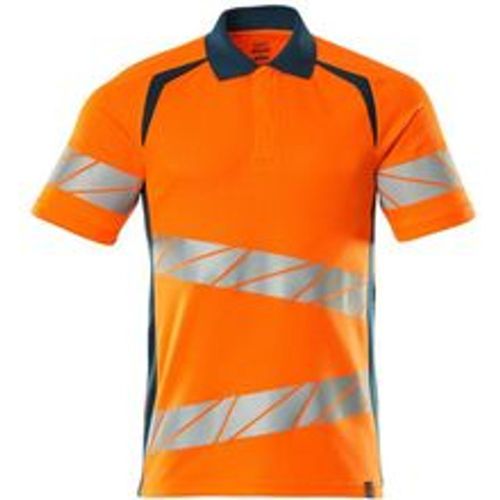 Polo-Shirt, moderne Passform Polo-shirt Gr. 4XLONE, hi-vis orange/dunkelpetroleum - Mascot - Modalova