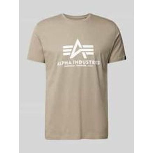 T-Shirt aus reiner Baumwolle - alpha industries - Modalova