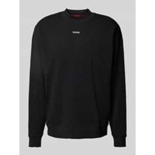 Oversized Sweatshirt mit Label-Print Modell 'Dapocrew' - HUGO - Modalova