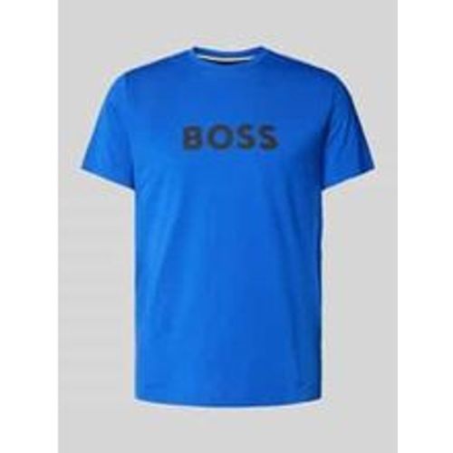 T-Shirt mit Label-Print - Boss - Modalova