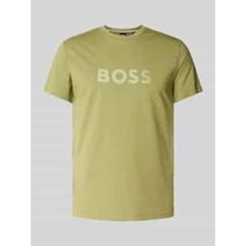 T-Shirt mit Label-Print - Boss - Modalova