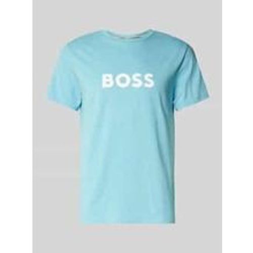 T-Shirt mit Label-Print - Boss - Modalova