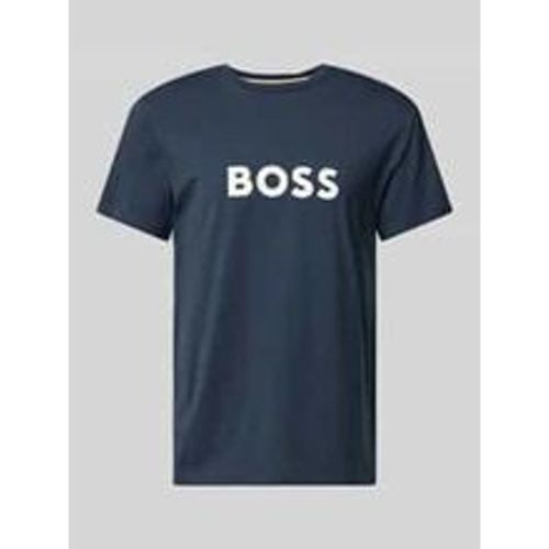 T-Shirt mit Label-Print - Boss - Modalova