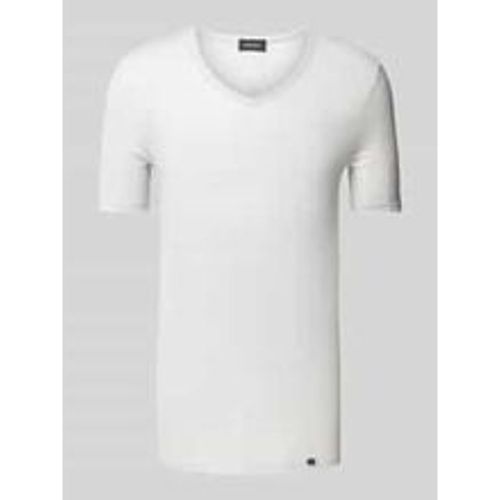 T-Shirt mit geripptem V-Ausschnitt - Hanro - Modalova
