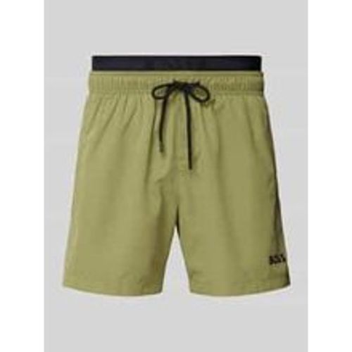 Relaxed Fit Badeshorts mit Label-Print Modell 'AMUR' - Boss - Modalova