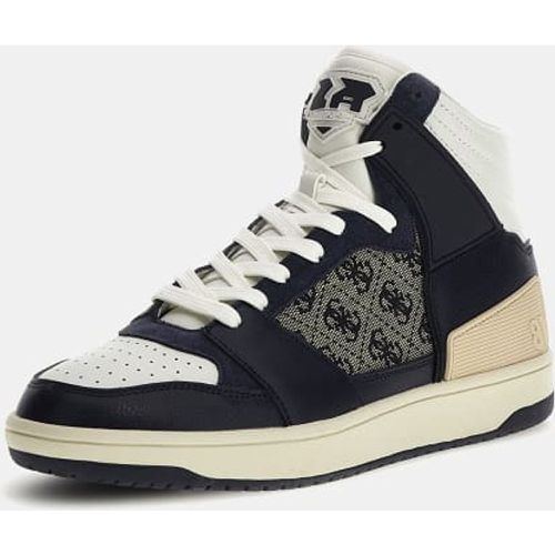 Sneaker Alta Sava Mid Misto Pelle - Guess - Modalova