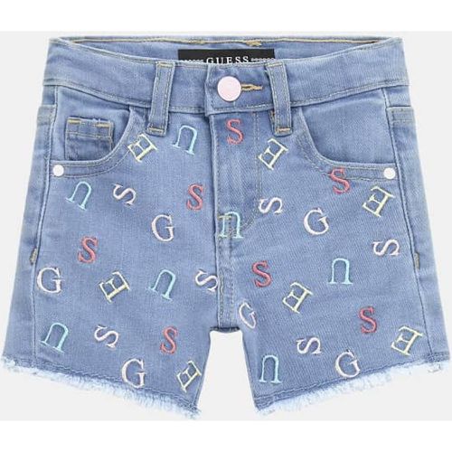 Shorts In Jeans Con Ricami - Guess - Modalova