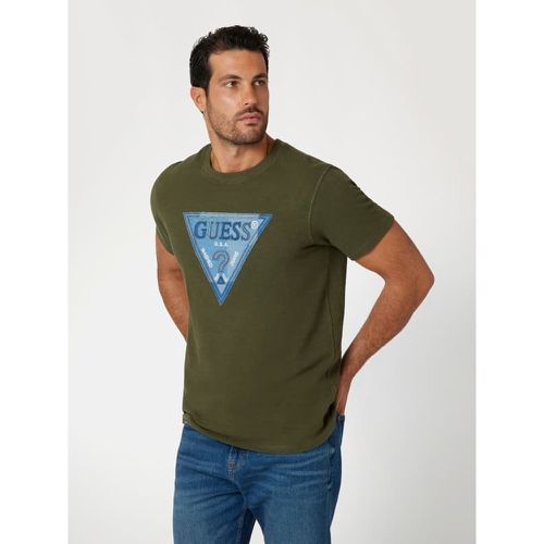 T-Shirt Patch Logo Triangolo - Guess - Modalova