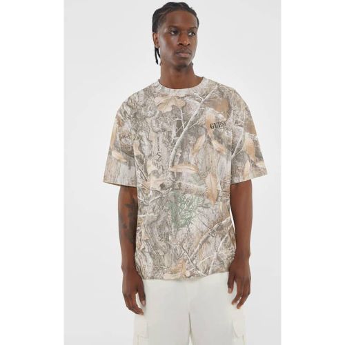 T-Shirt Stampa Realtree - Guess Originals - Modalova