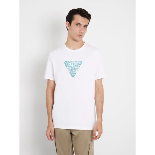 T-Shirt Stretch Logo Triangolo - Guess - Modalova