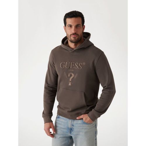 Felpa Con Cappuccio Logo - Guess - Modalova