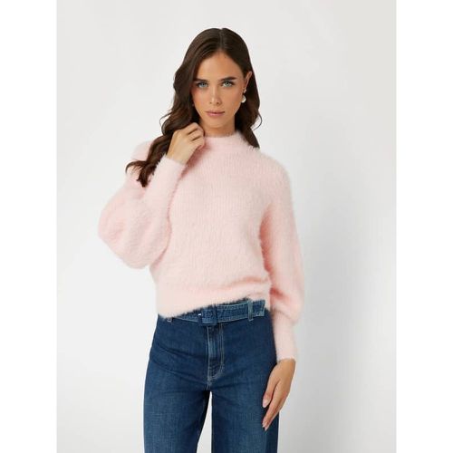 Maglione Girocollo Filato Fuzzy - Guess - Modalova